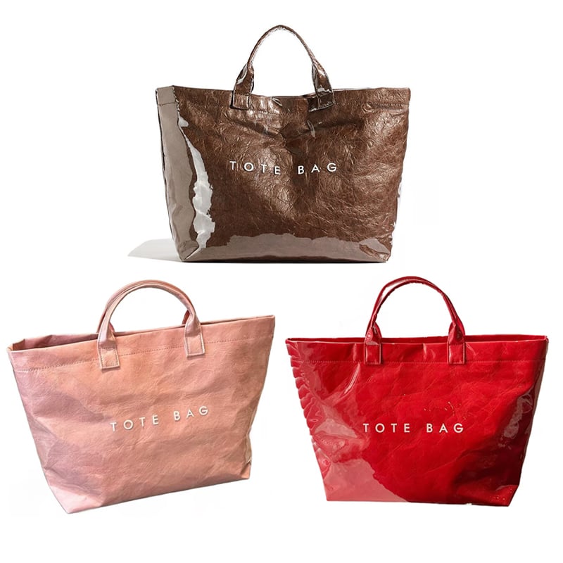 Women's Letters Print Tote Bag
