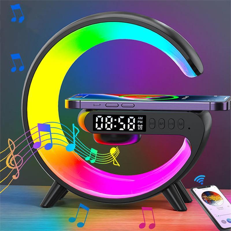 G-shaped Led Wireless Charging Speaker